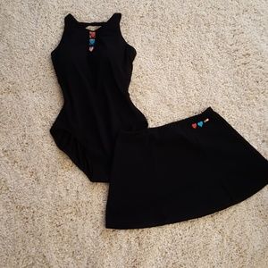 Bathing Suit & Skirt Coverup